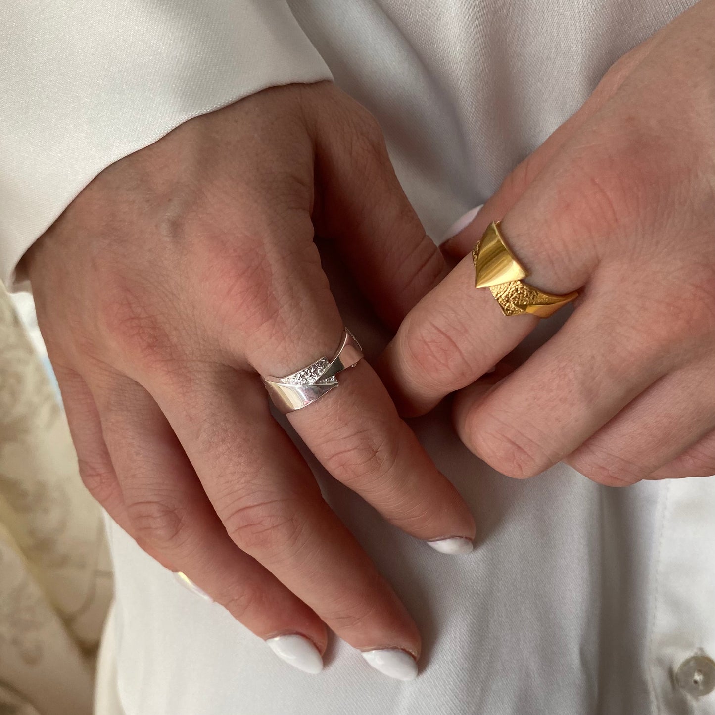 Shard Ring Silver