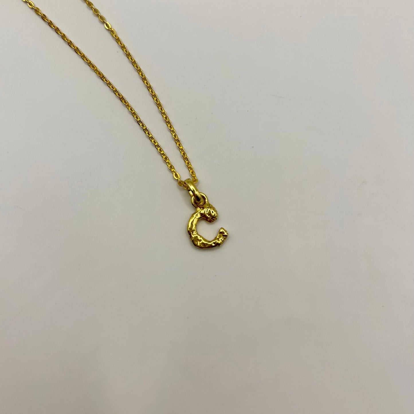 Letter Pendant Gold