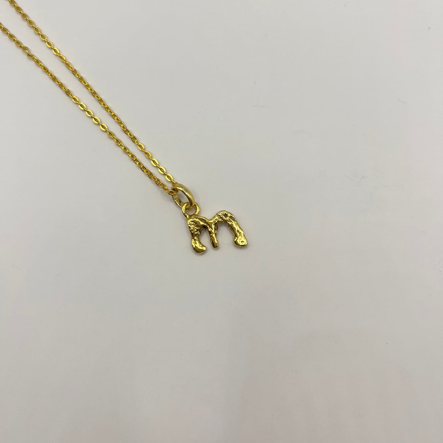 Letter Pendant Gold