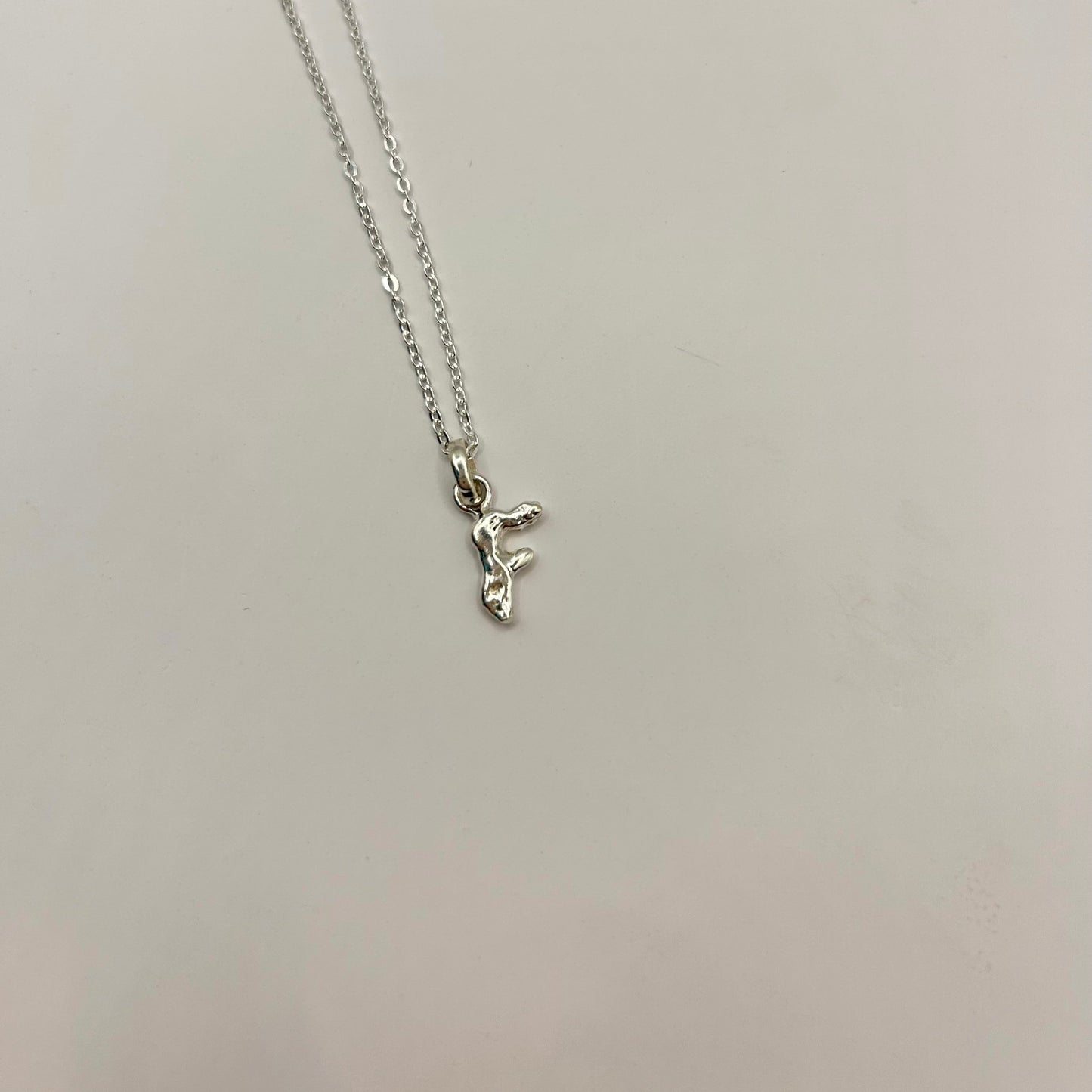 Letter Pendant Silver