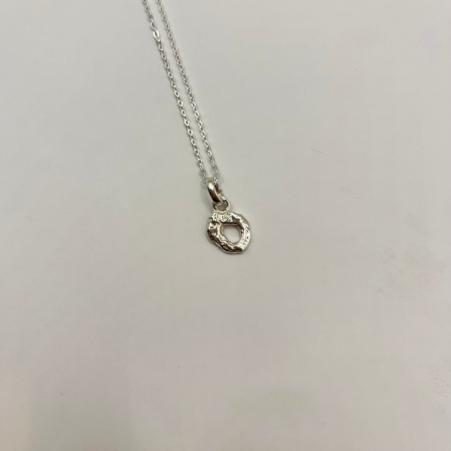 Letter Pendant Silver