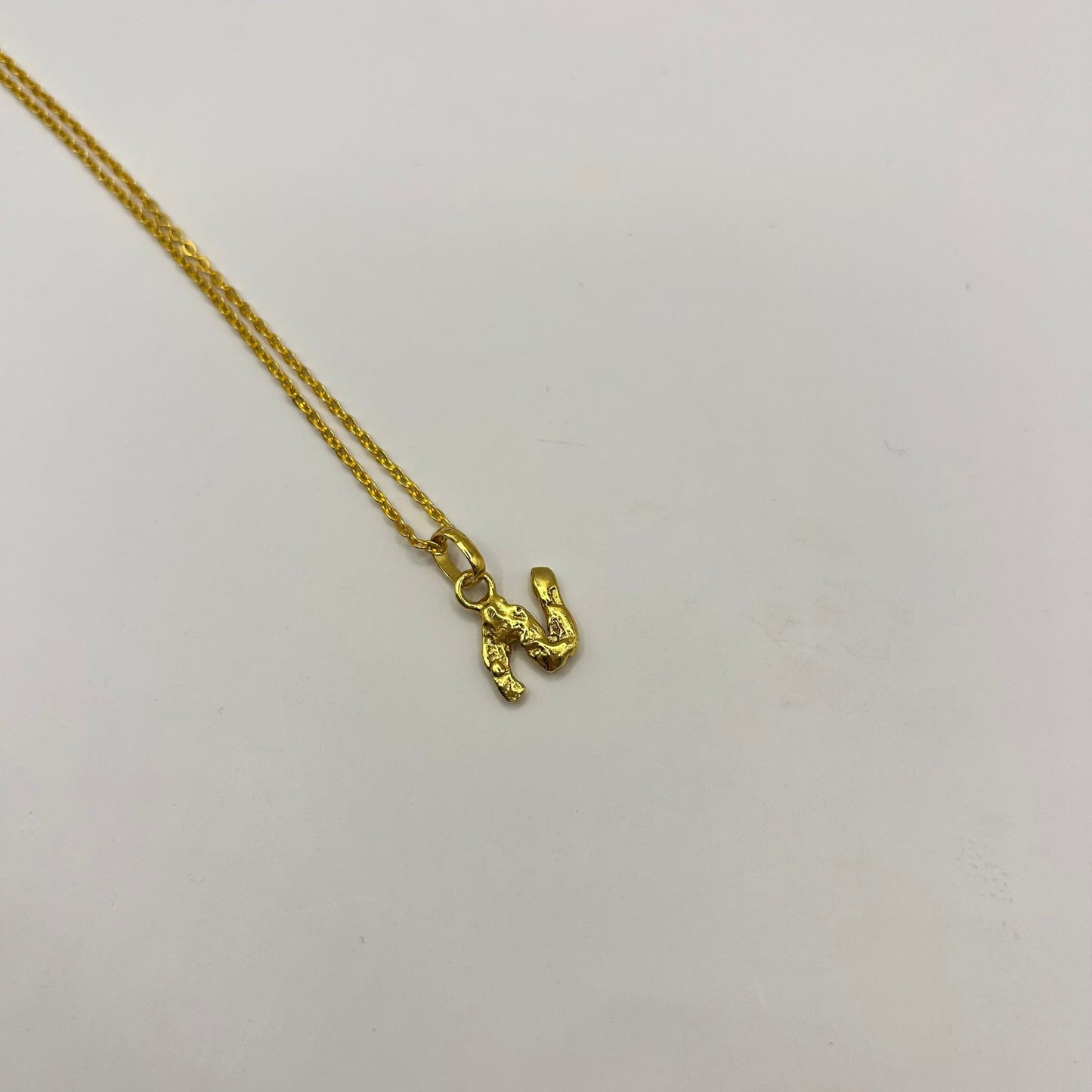 Letter Pendant Gold