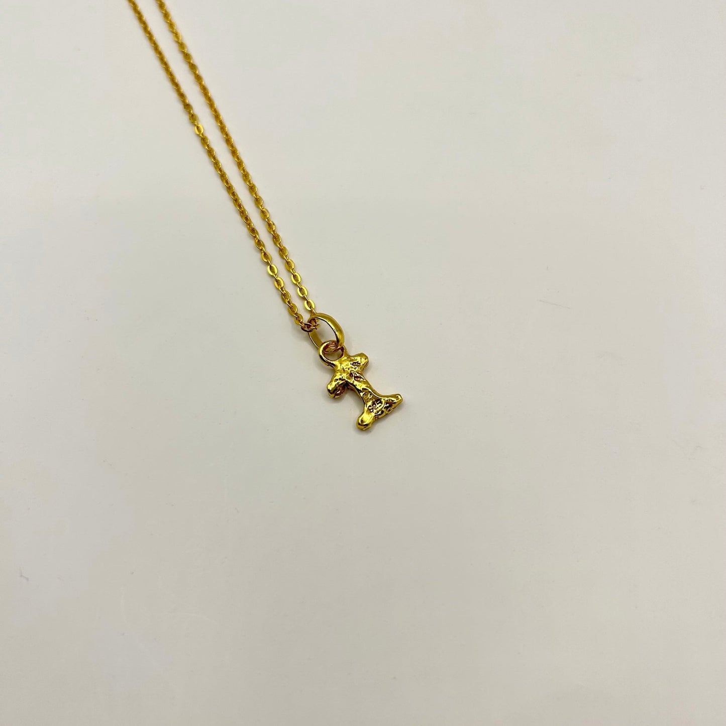 Letter Pendant Gold