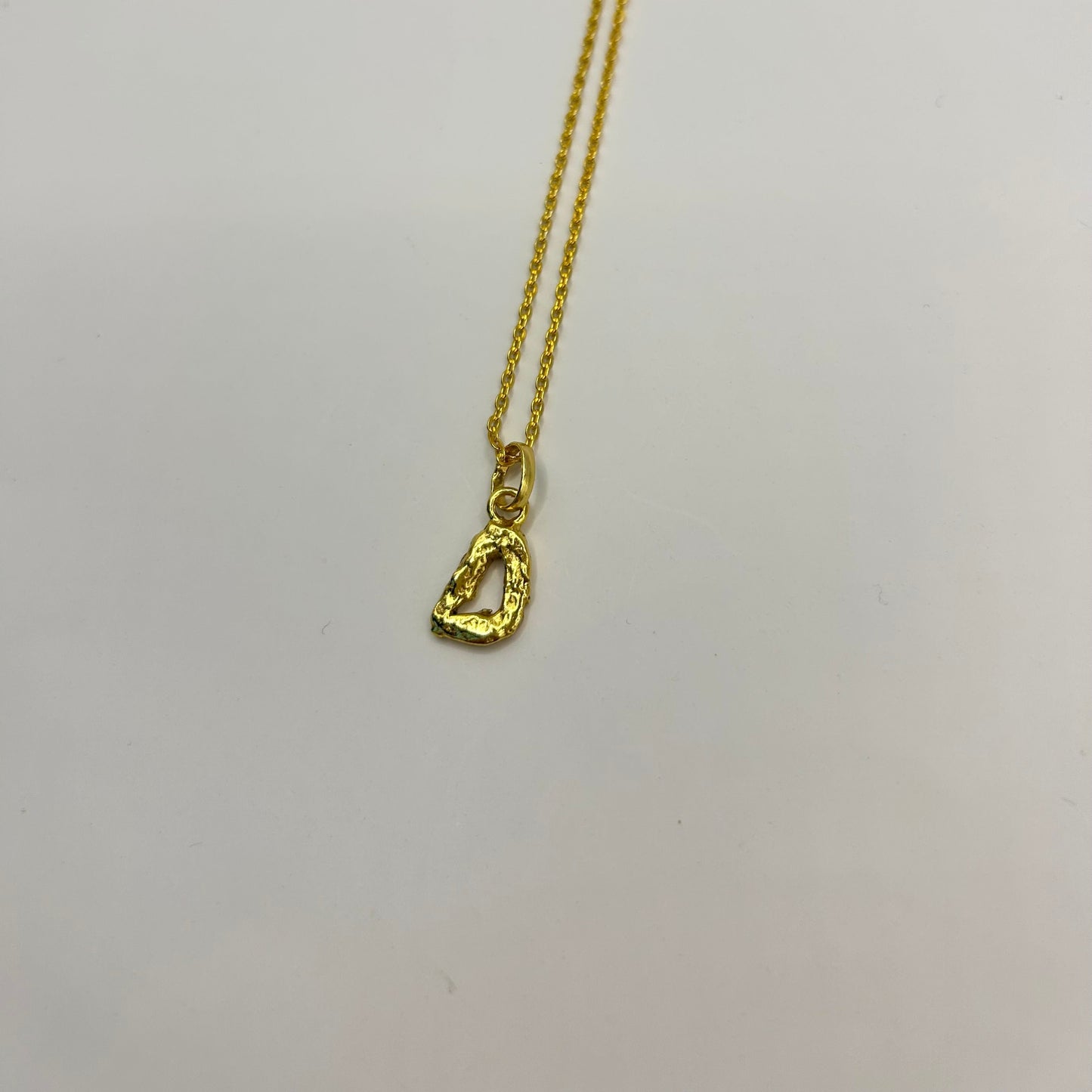 Letter Pendant Gold