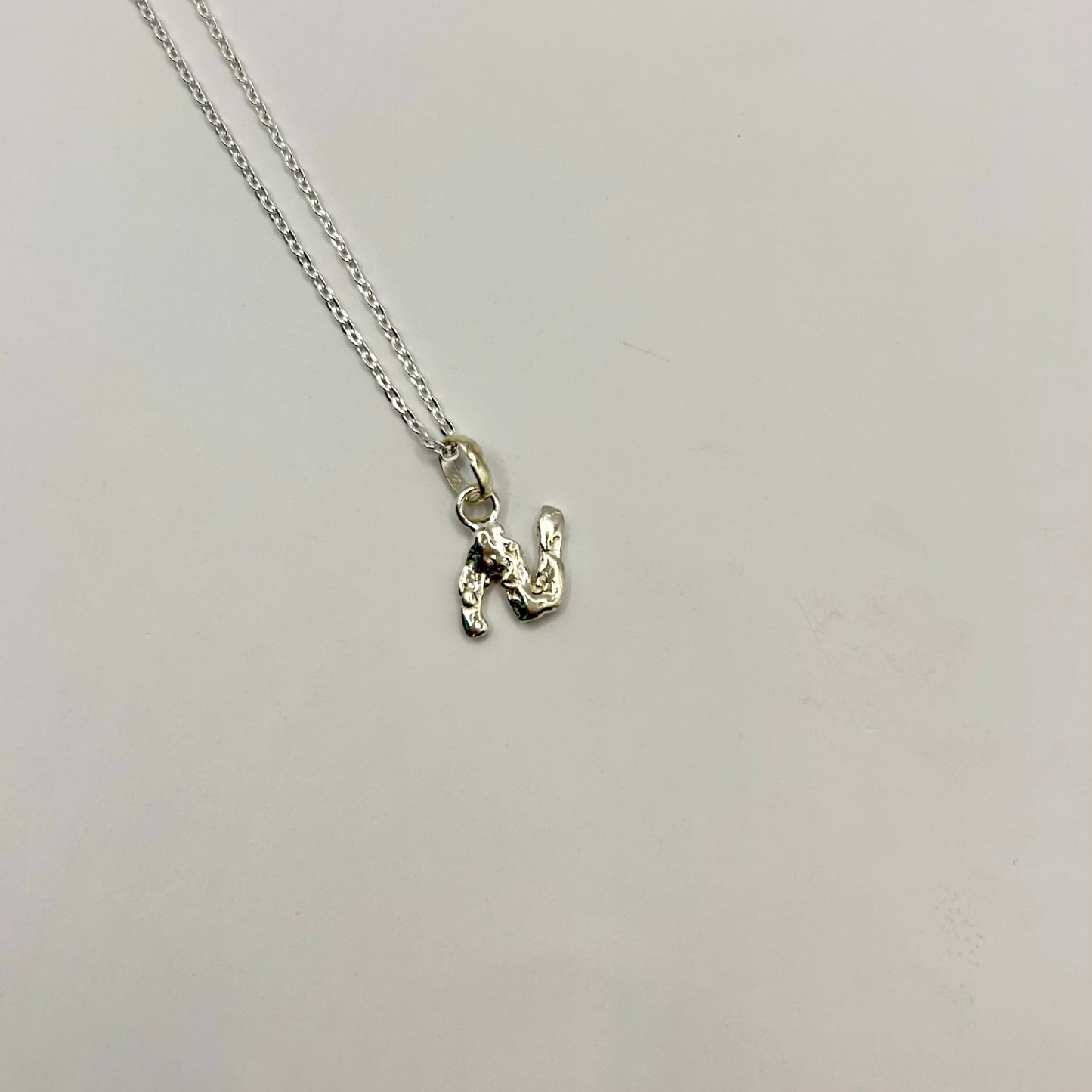 Letter Pendant Silver