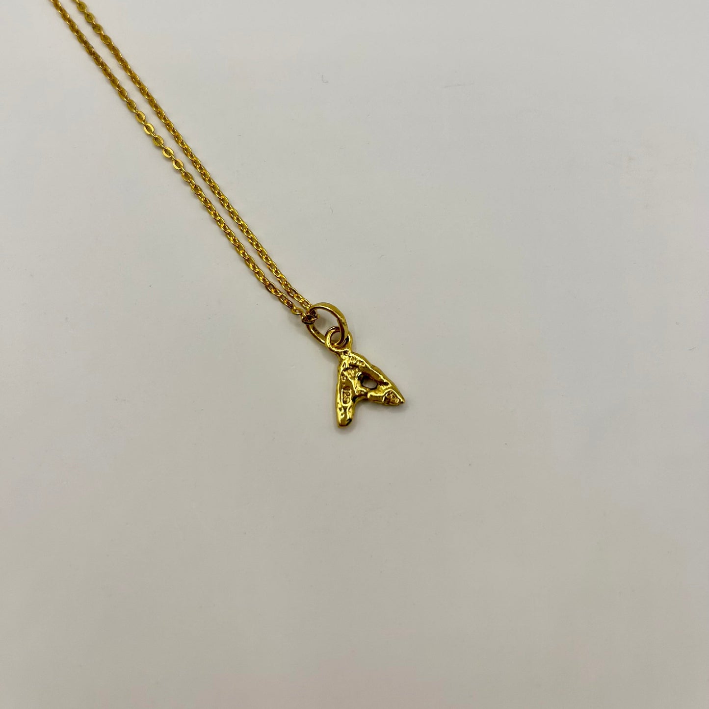 Letter Pendant Gold