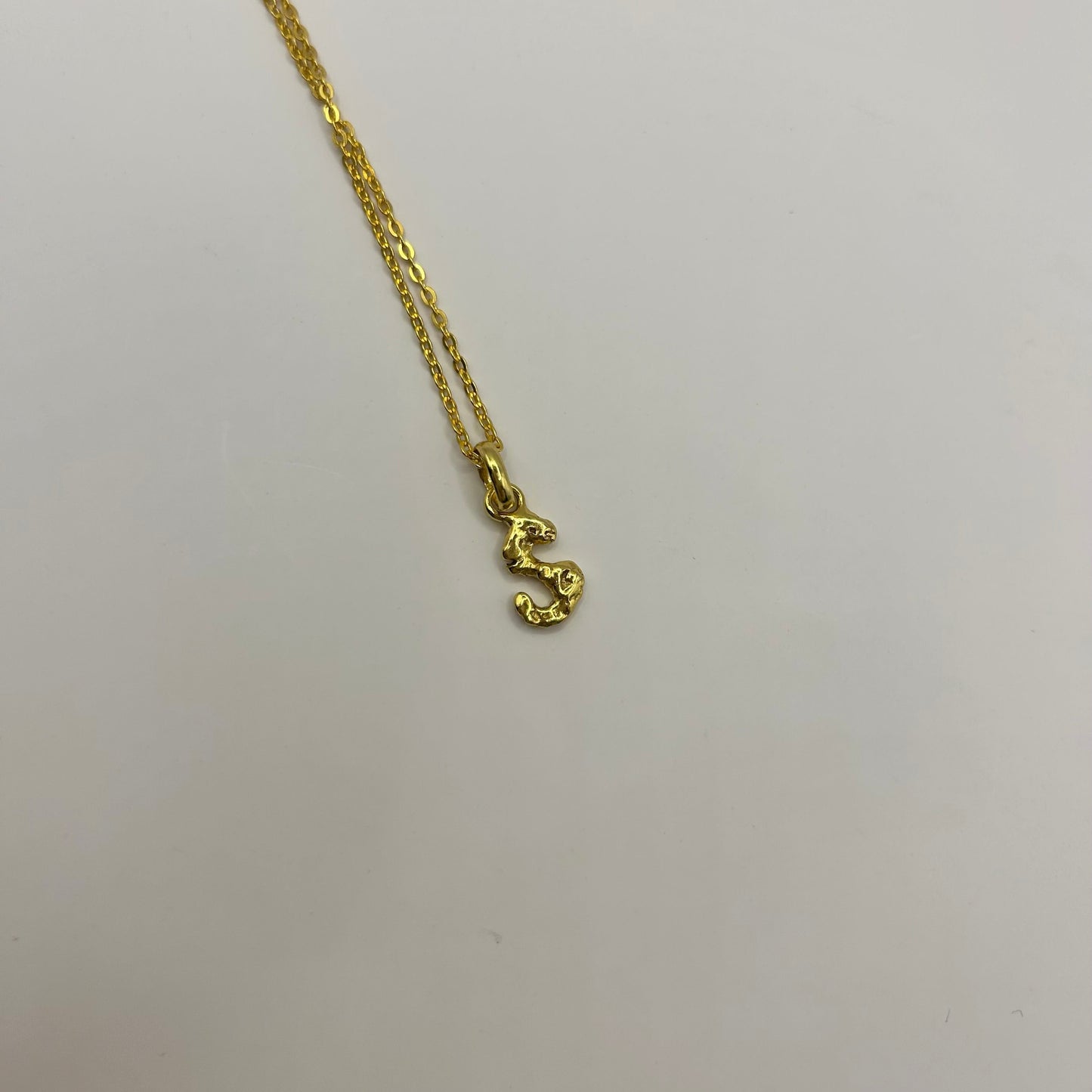 Letter Pendant Gold