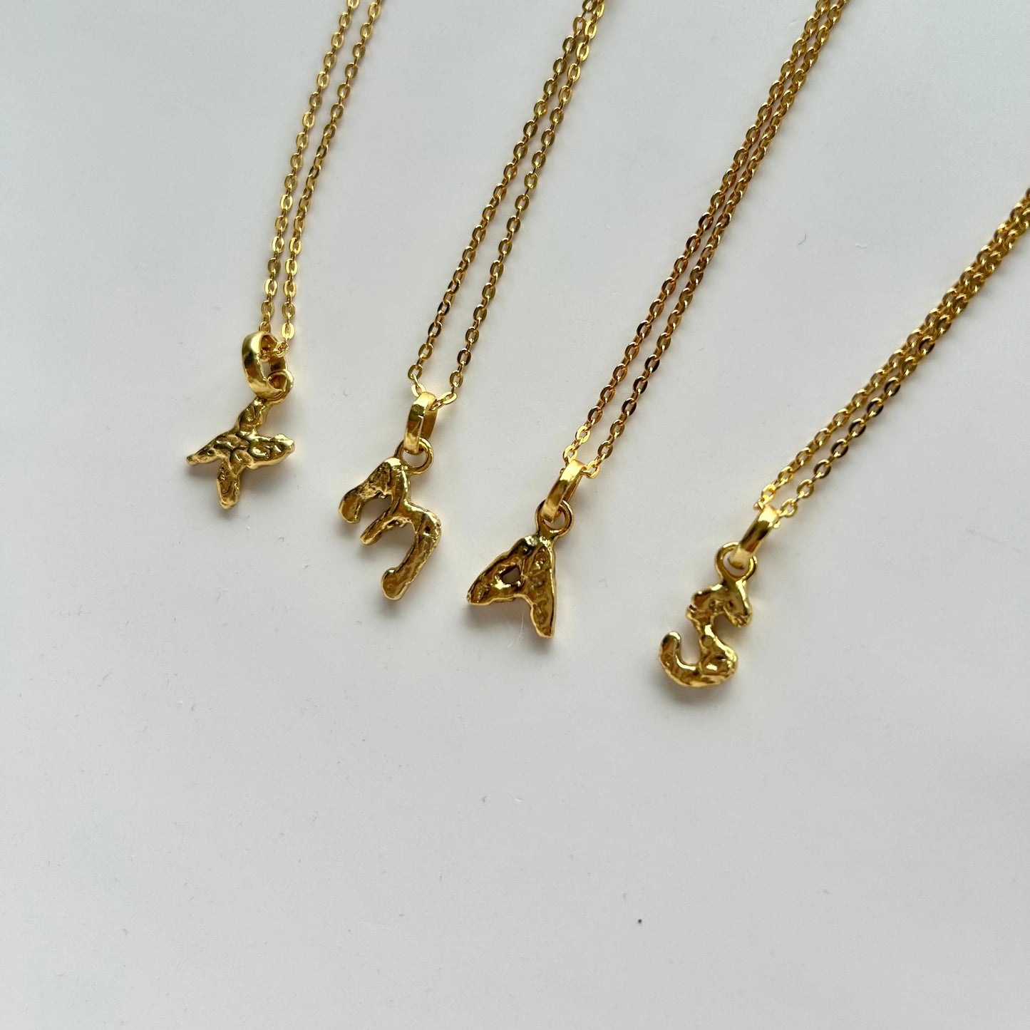 Letter Pendant Gold