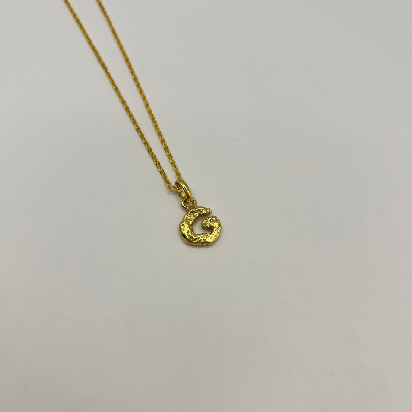 Letter Pendant Gold