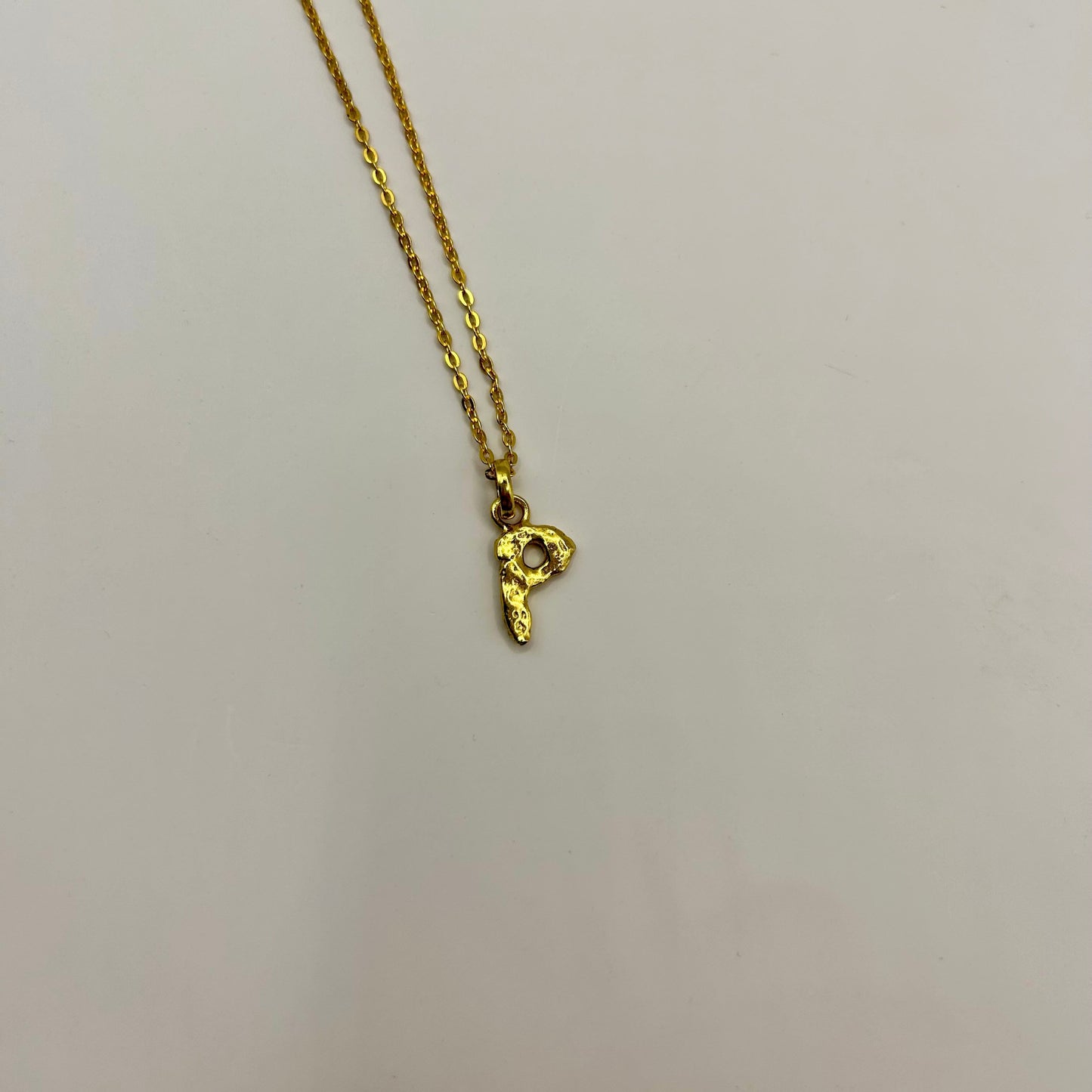 Letter Pendant Gold