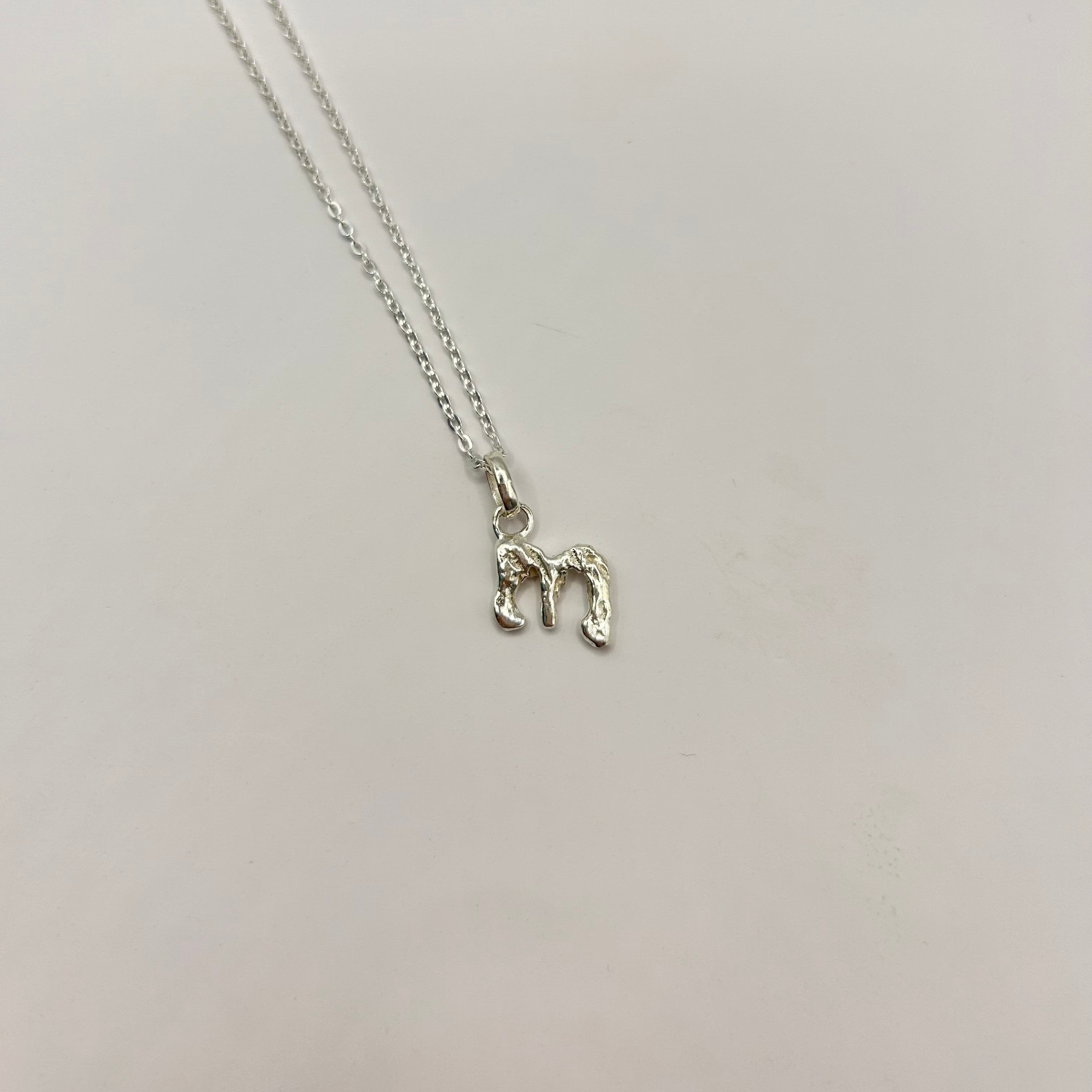 Letter Pendant Silver