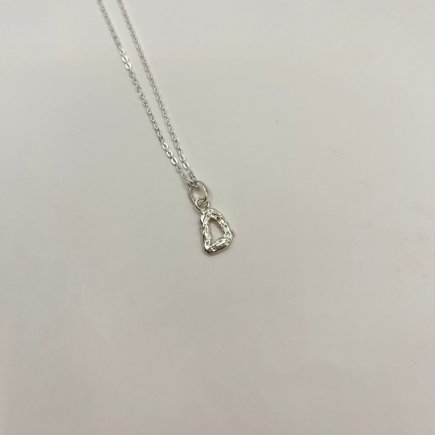 Letter Pendant Silver