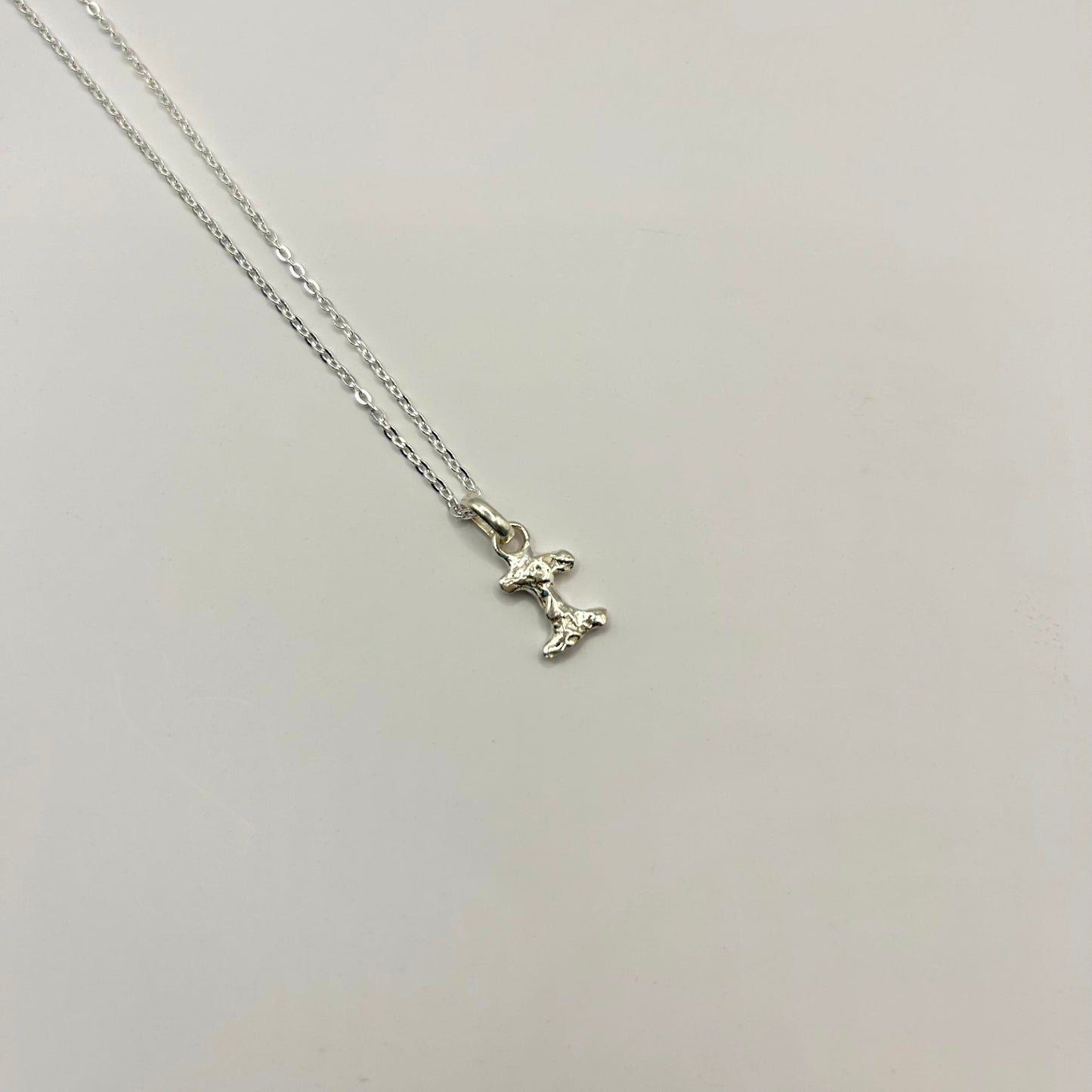 Letter Pendant Silver