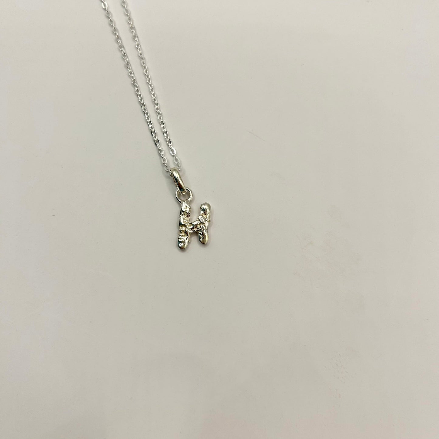 Letter Pendant Silver