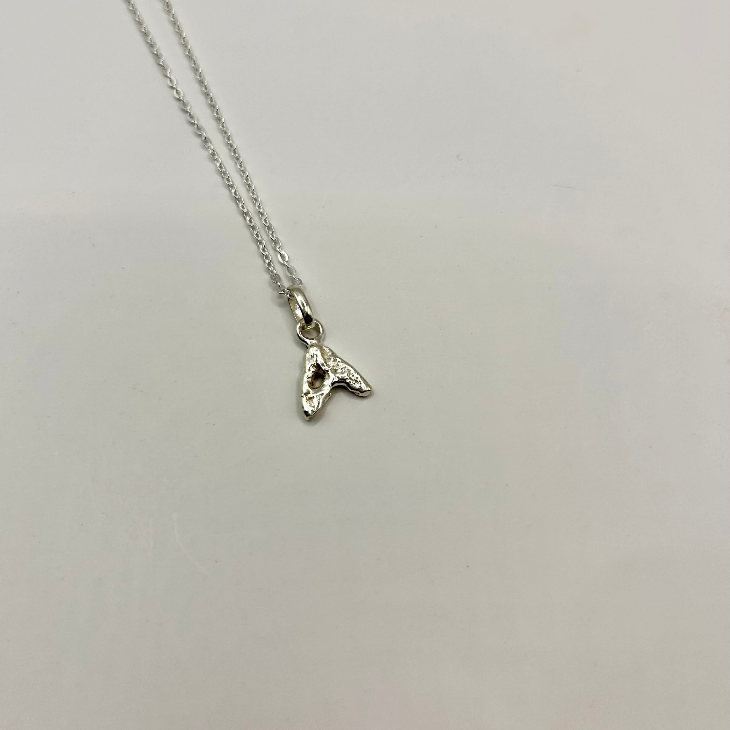 Letter Pendant Silver