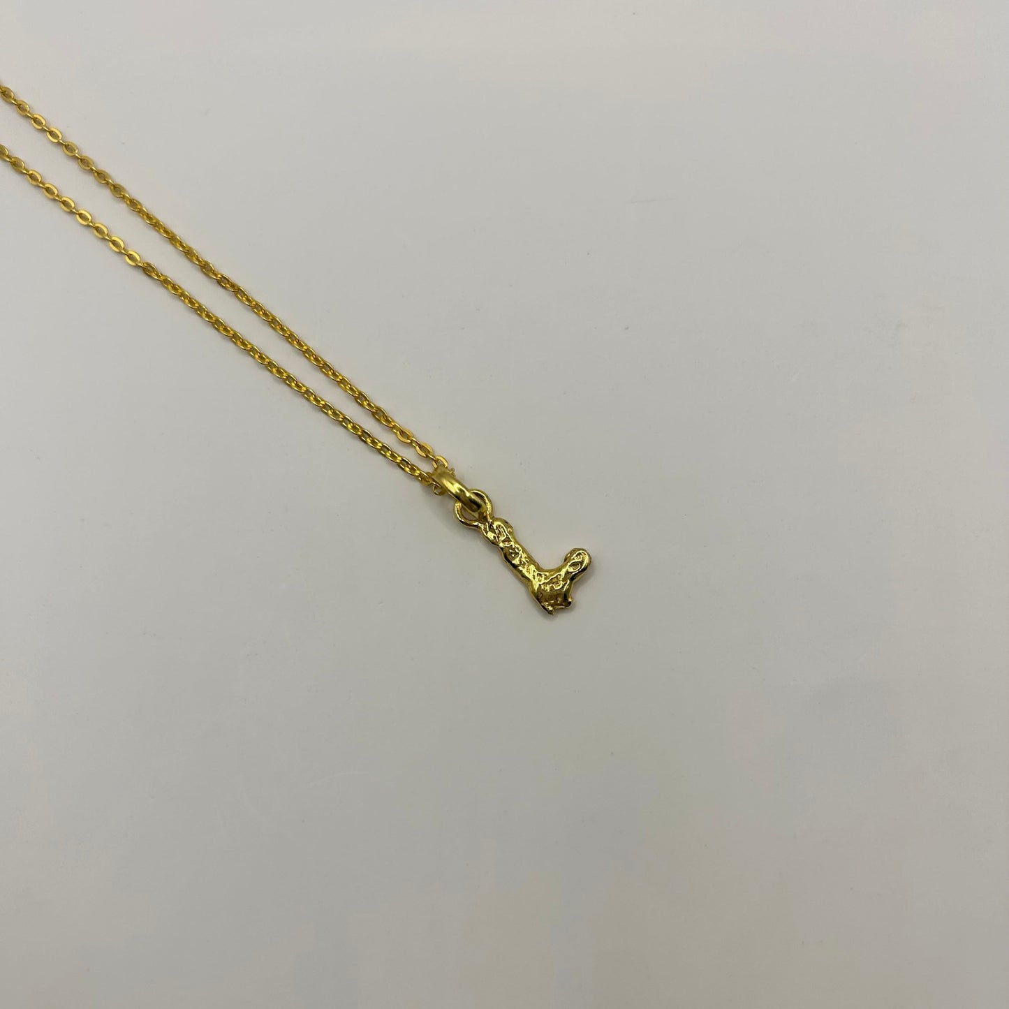 Letter Pendant Gold