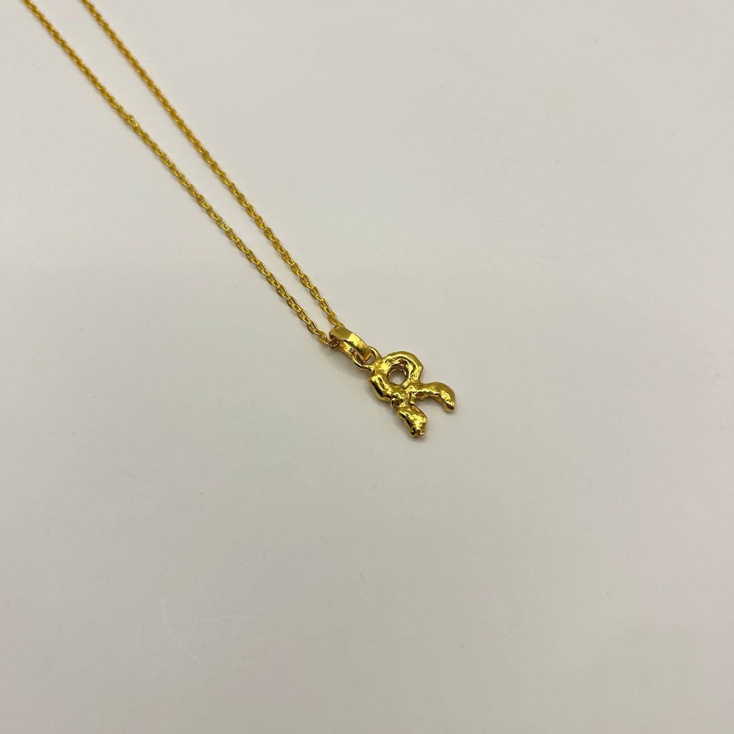 Letter Pendant Gold