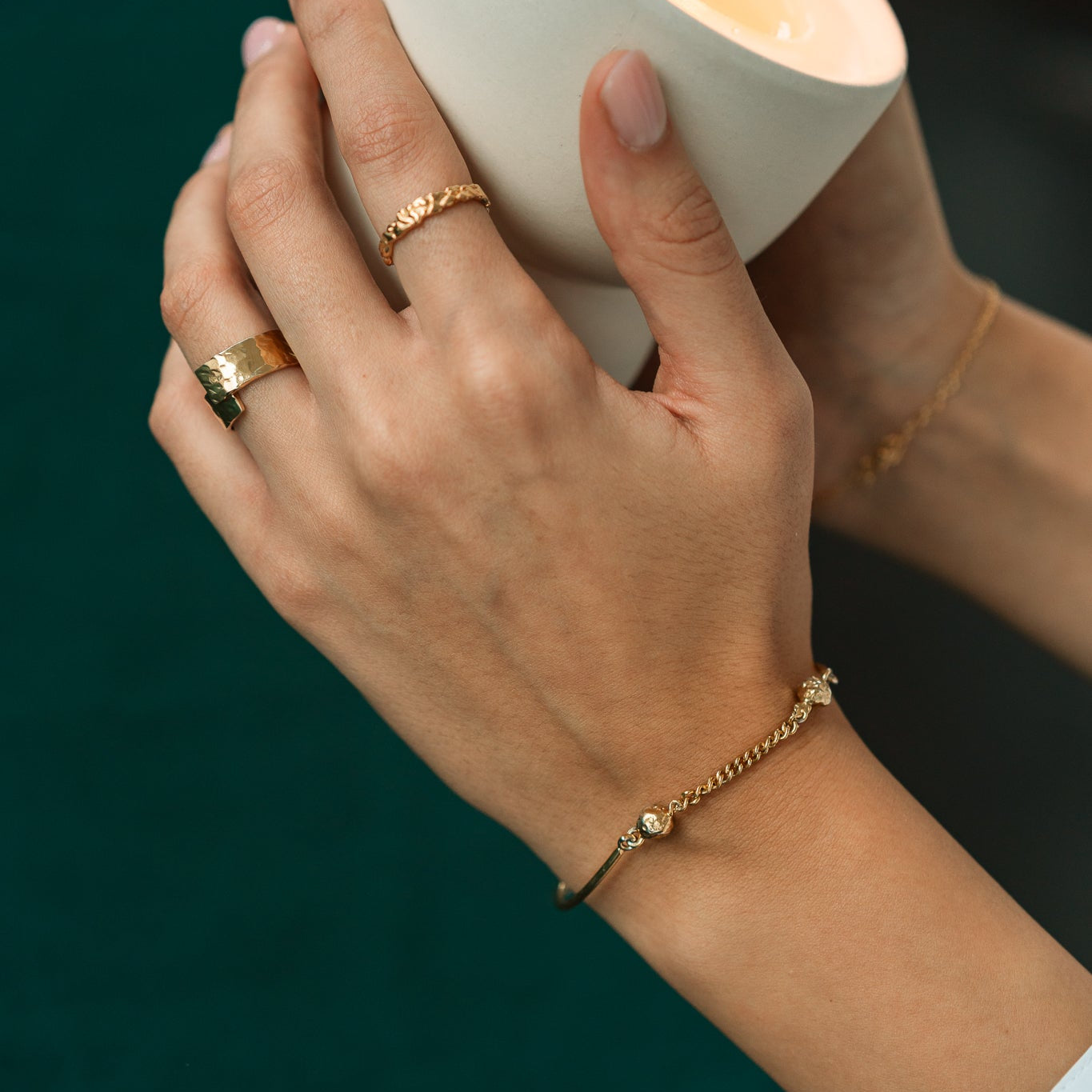 Carraig Bracelet Gold