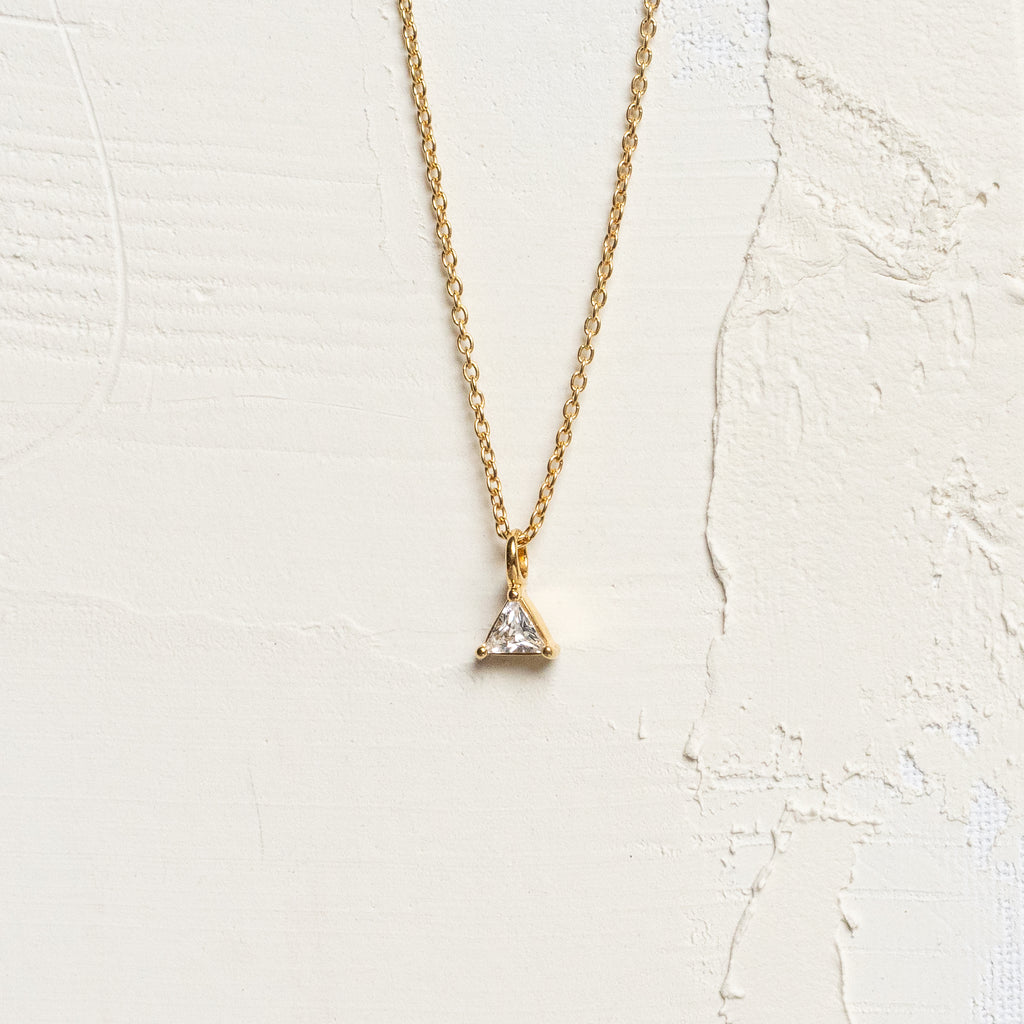 Prism Necklace Gold