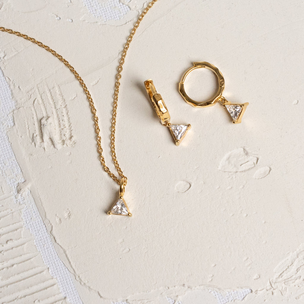 Prism Necklace Gold