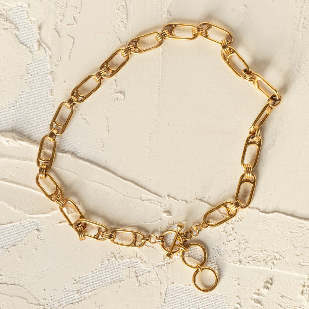Arc Loop Chain Gold