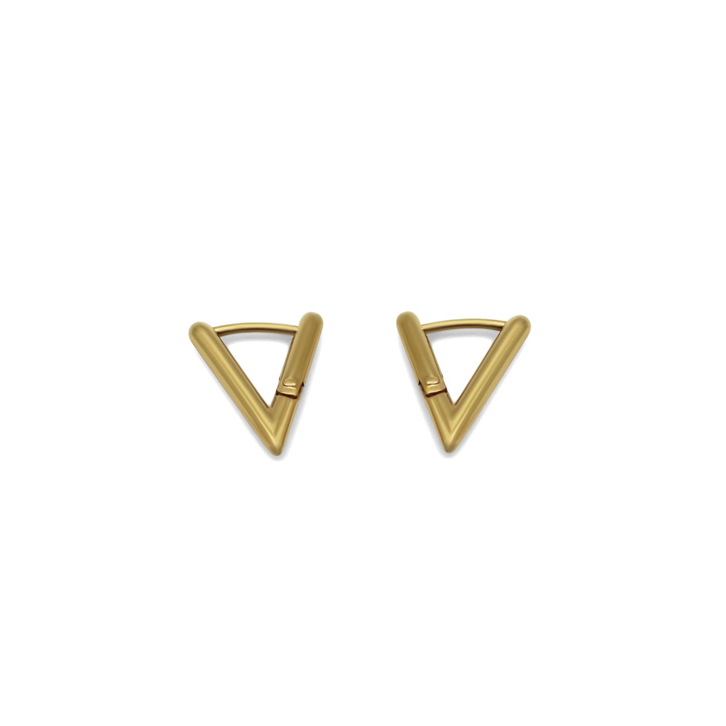 Wishbone Earrings Gold