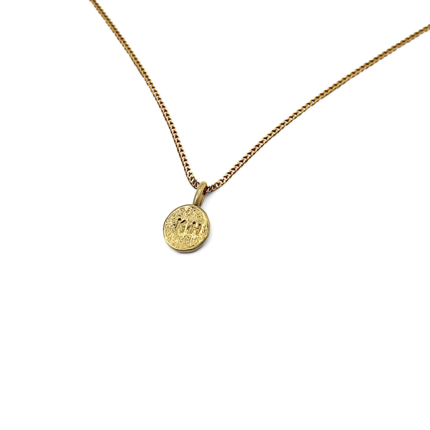 Form Initial Necklace Gold