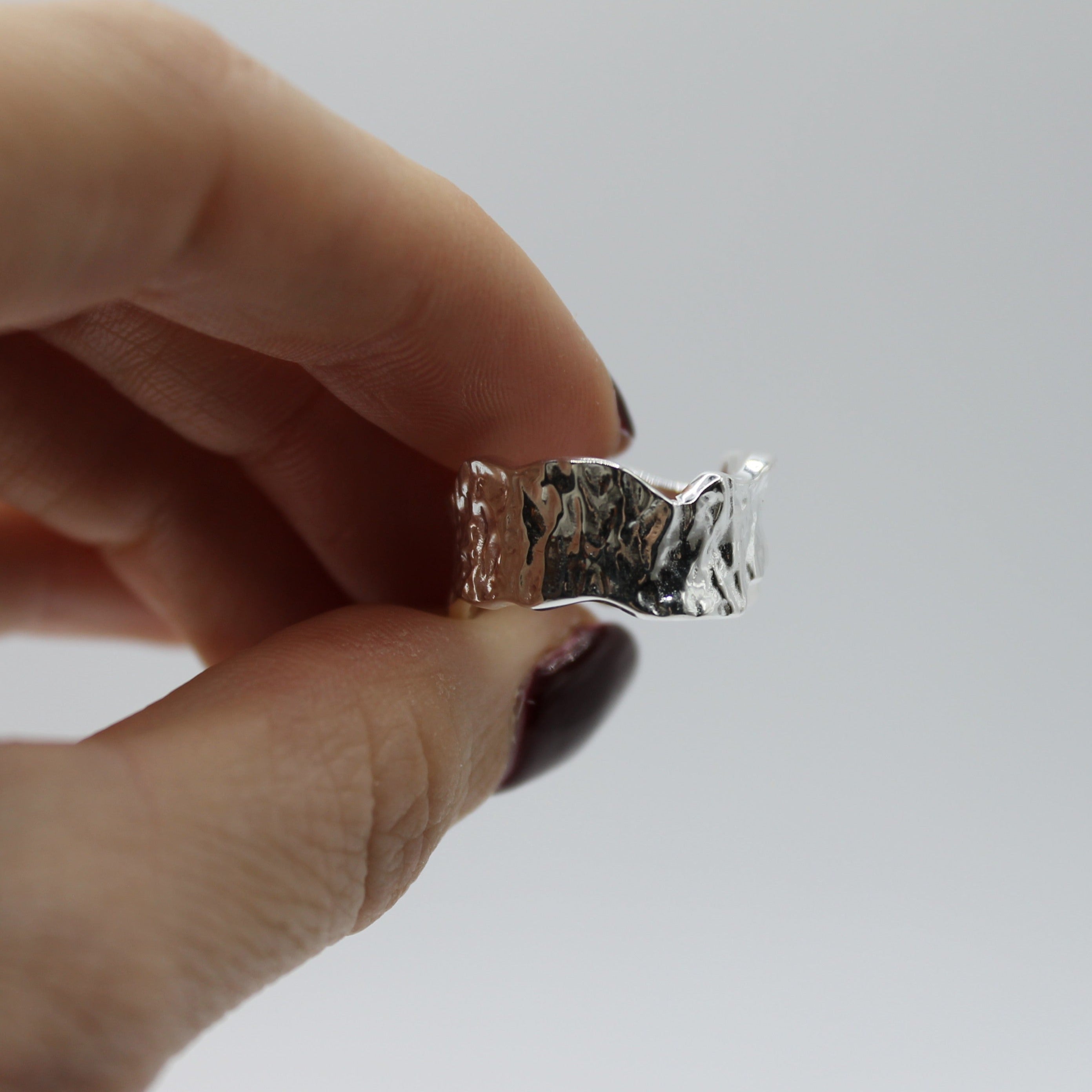 Shoreline Ring Silver