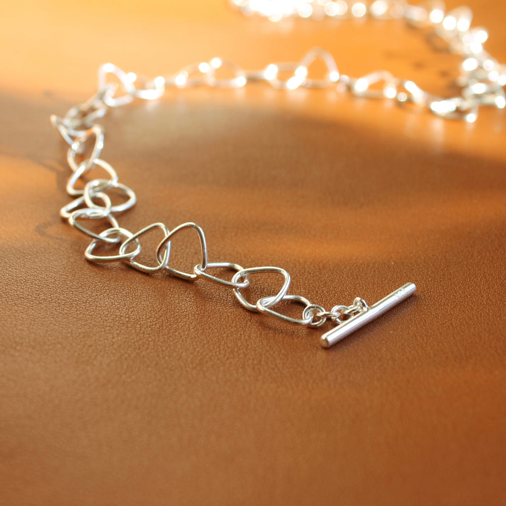 Triangle Link Chain Silver