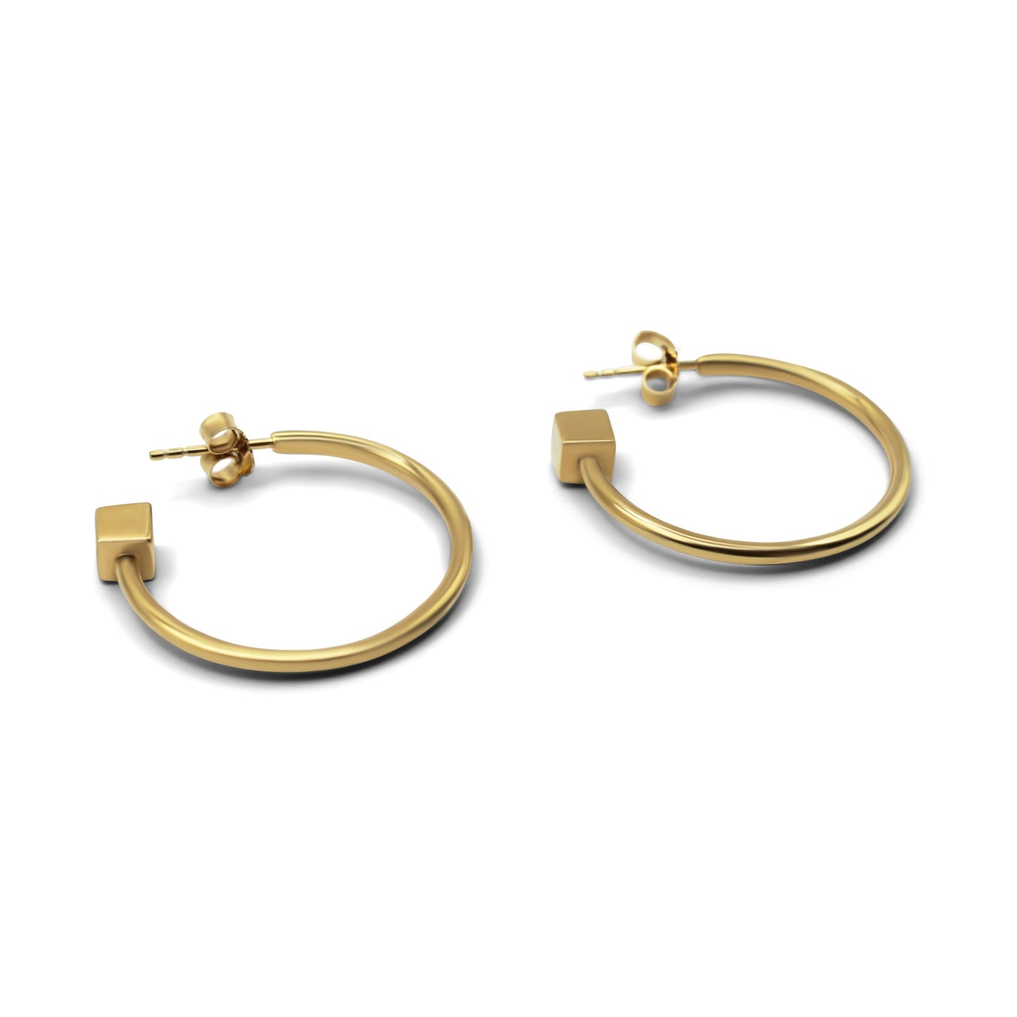 Curb Hoop Gold