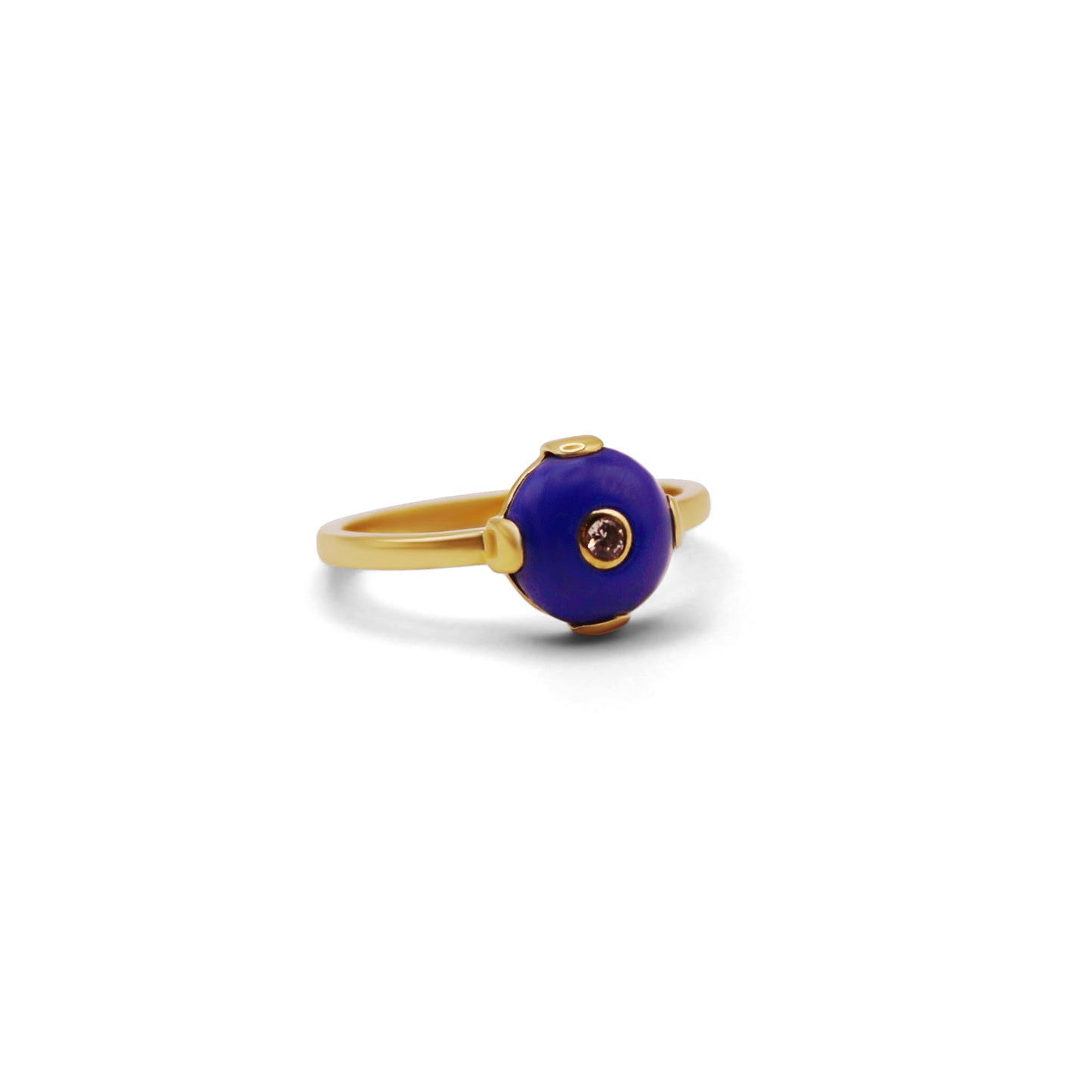 Mini Resin Ring Gold