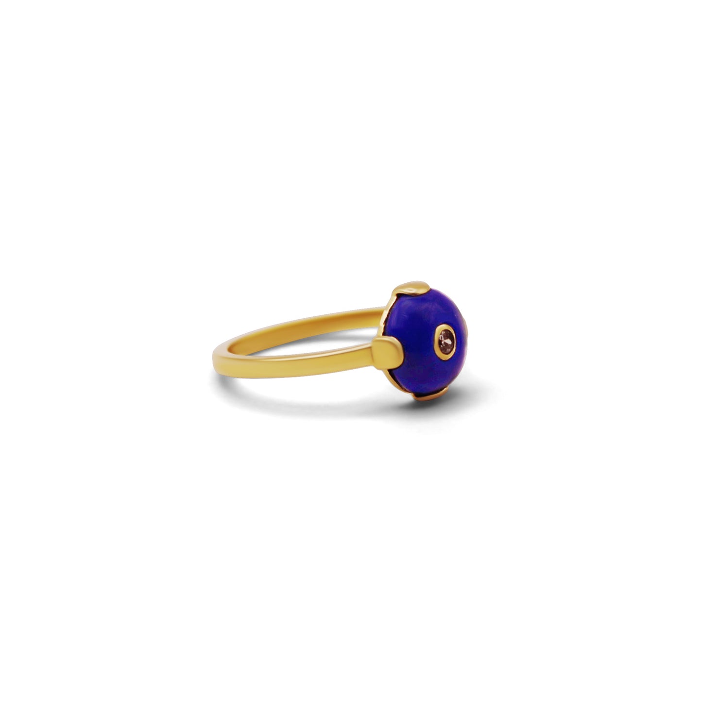 Mini Resin Ring Gold